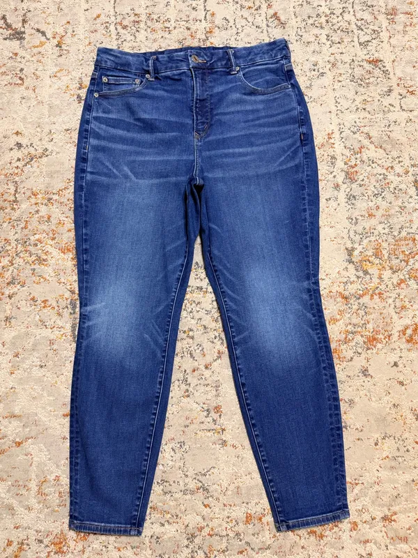 American Eagle curvy high rise jegging jeans size 14 short - Image 2