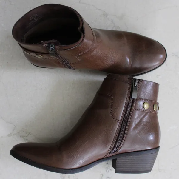 Xappeal | Brown buckle ankle boot Size 7.5 - Image 4