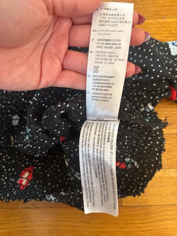 Abercrombie puff sleeve shirt - Image 6