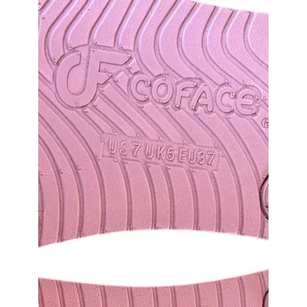 Coface Pink Buckle Sandals Slides Women’s Size 7 New WO Box - Image 8