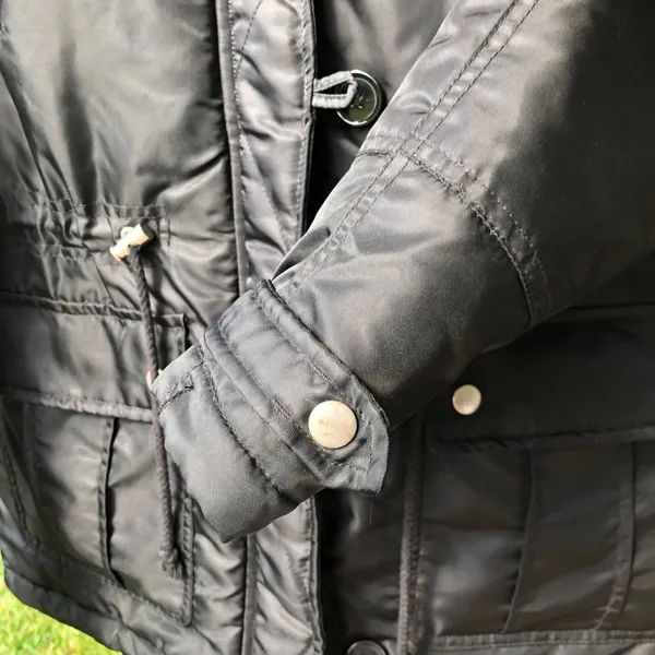 Parka Jacket with Furry Hood Edging M - Image 7