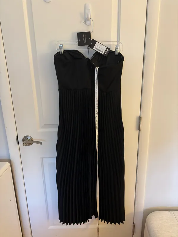 Club L London Midi Dress Black Corset - Image 4