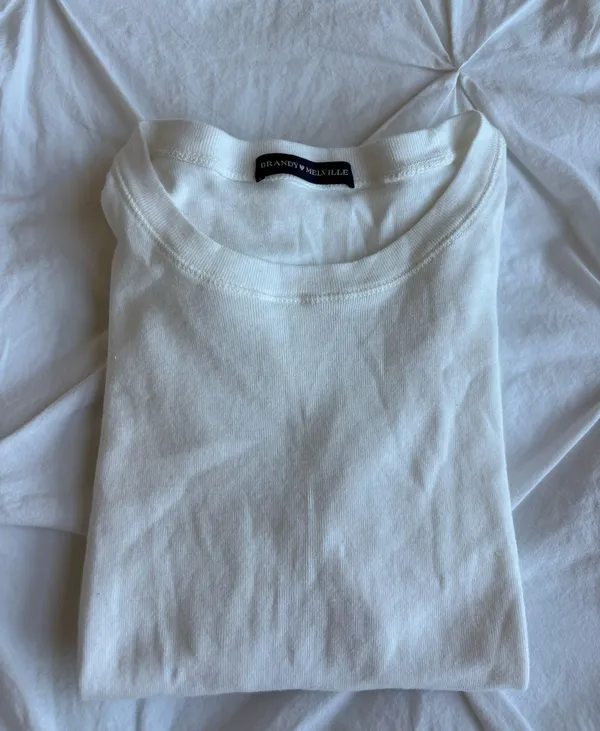 Brandy Melville White T-Shirt - Image 2