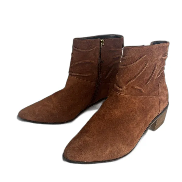 COLE HAAN Maple Water-Resistant Suede Booties ladies size 10‎ B - Image 2