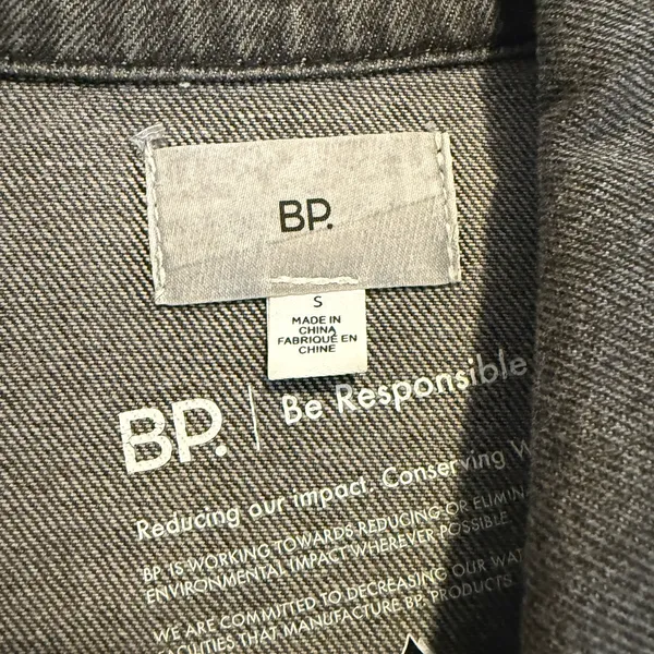 BP Charcoal Semi Jean Jacket - Image 4