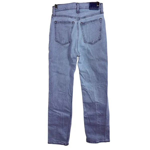 Abercrombie & Fitch 90s Relaxed Jean High Rise Blue Straight Jeans Womens 25 0 R - Image 2