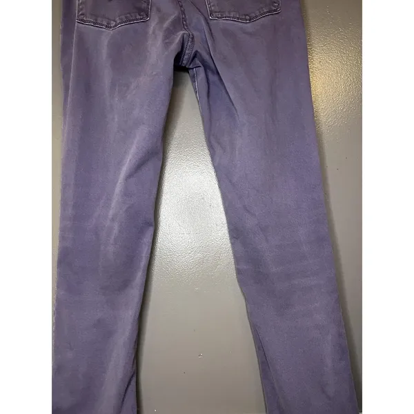 Levis Mid Rise Skinny Jeans Womens 29 Purple Medium Wash Stretch Denim - Image 6