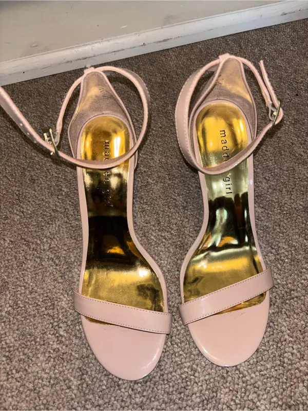 Madden Girl Blush Nude Ankle-Strap High Heel Sandals - Image 2