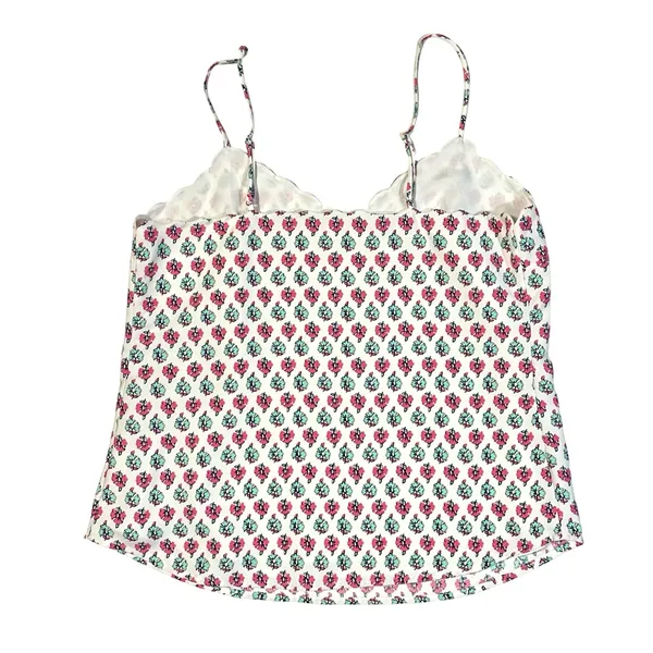 J.Crew Floral Scalloped Cami Top Size 4 - Image 5