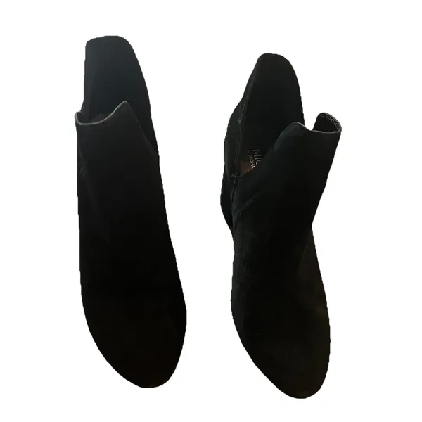 Michael Shannon Women’s Suede Ankle Boots 11 Leather Black‎ - Image 3