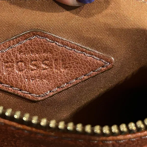 Fossil Women's Tan Leather Bag - Image 6