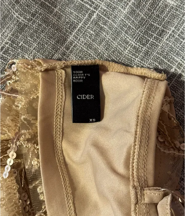 Cider sequin crop top - Image 4