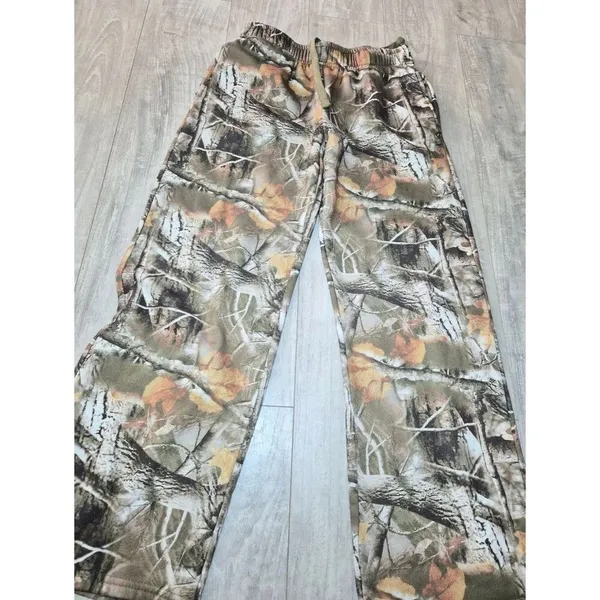 Angel Kiss Y2K Women's Brown and Tan sweatpants camo print - Image 2