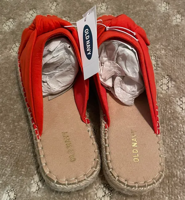 Orange  Slip On Shoes - Image 4