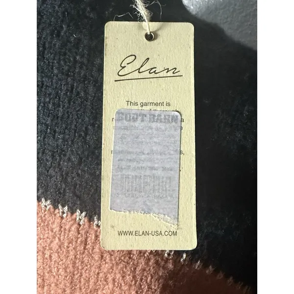 Elan Womens Striped Colorblock Mock Neck Knit Pullover Sweater Size S - Image 4