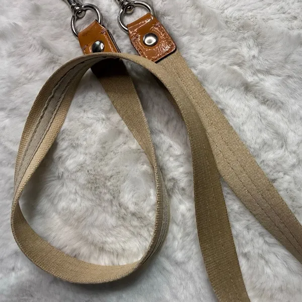 Coach Poppy Cream Gray Replacement Strap - Image 6