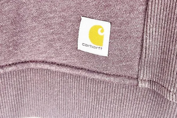 CARHARTT Blackberry Relaxed Fit Graphic Spellout Long Sleeves Sweatshirt Size XS - Image 8