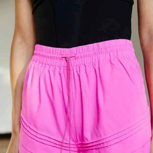 FP Movement Check It Out shorts neon barbie pink workout running pockets - Image 8