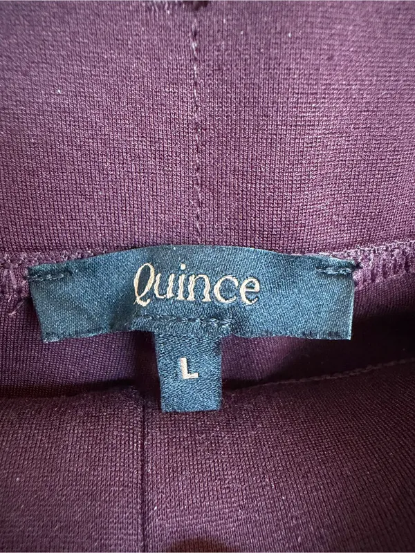 Quince Ultra-Stretch Ponte Straight Leg Pants Large - Image 3