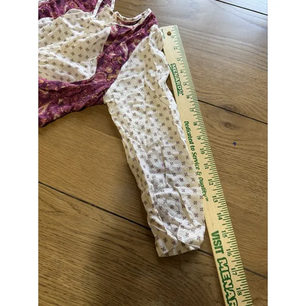 Free People Pennies Sequel Embroidered‎ Babydoll Top SizeXS Hippie Boho Cottage - Image 6