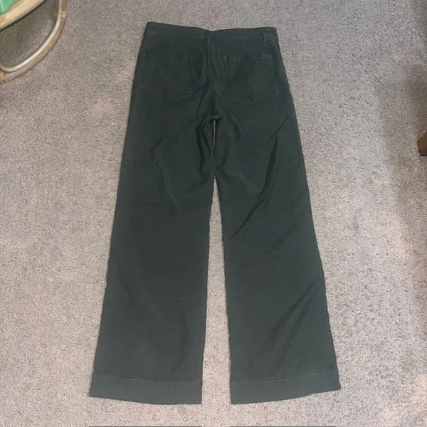 Faherty Stretch Terry Patch‎ Pocket Wide Leg Utility Coastal Sage Green 31 - Image 5