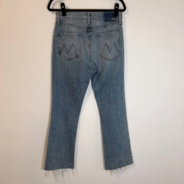 Mother The Hustler Ankle Fray Blue Jeans Sz 29 - Image 4