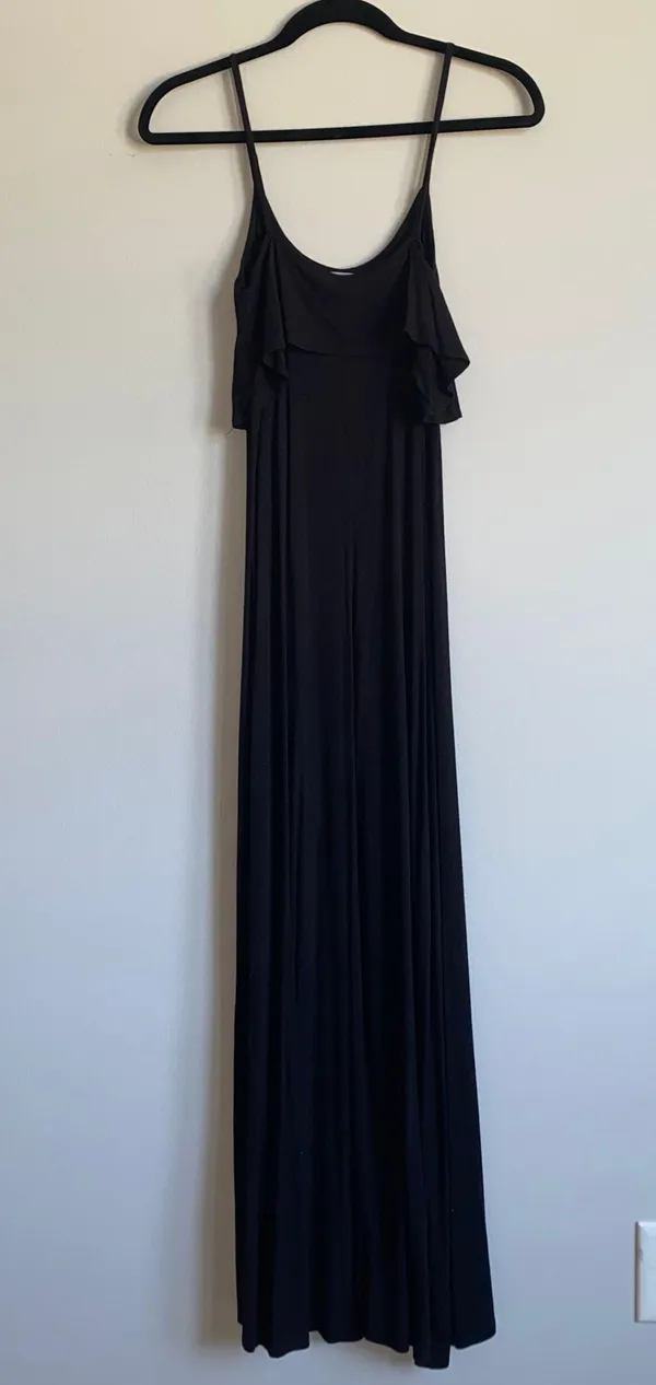 Charlotte Russe Black Ruffle Maxi Dress - Image 7
