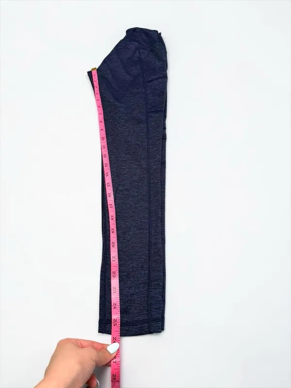 Aerie Play Real Me High Waisted‎ Pocket Leggings XS Navy Heather - Image 5