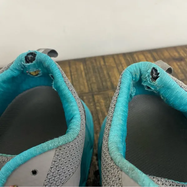 Hoka One One Warahi 3 Gray and Blue Running Athletic Shoes Size 9.5 - Image 6