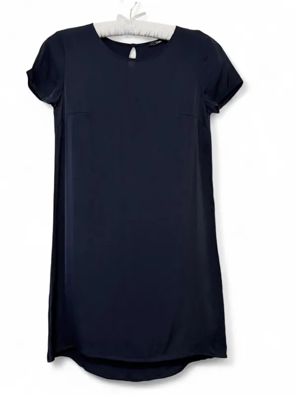 Quince Women’s Washable Silk Blend Short Sleeve Black Mini Tee Dress Size XS - Image 2