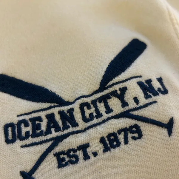 Ocean City Yellow Crewneck Sweatshirt - Image 2