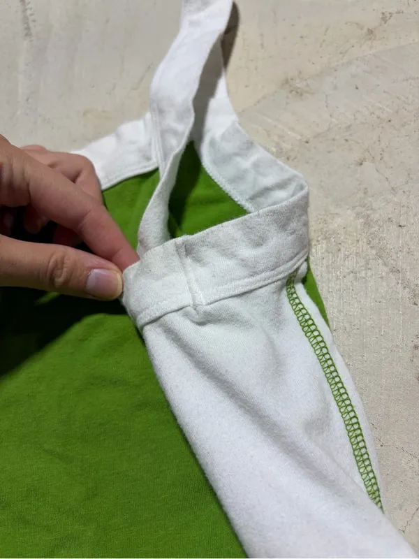 Pilcro Green & White Tank Top small - Image 6