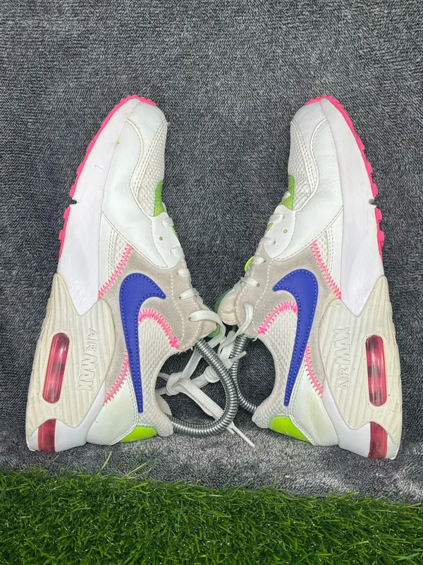 Nike Air Max White Multi-Color Sneakers Women’s US 6 - Image 6