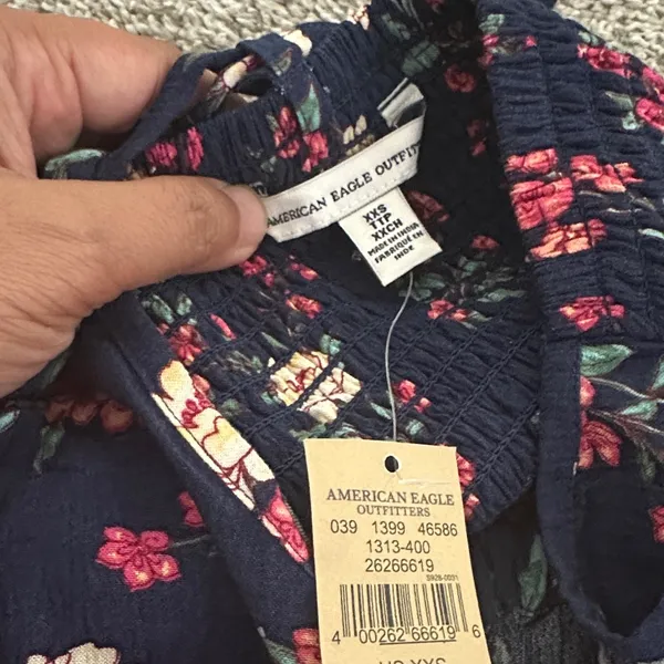 American Eagle Outfitters Floral Cut-out romper - Image 7