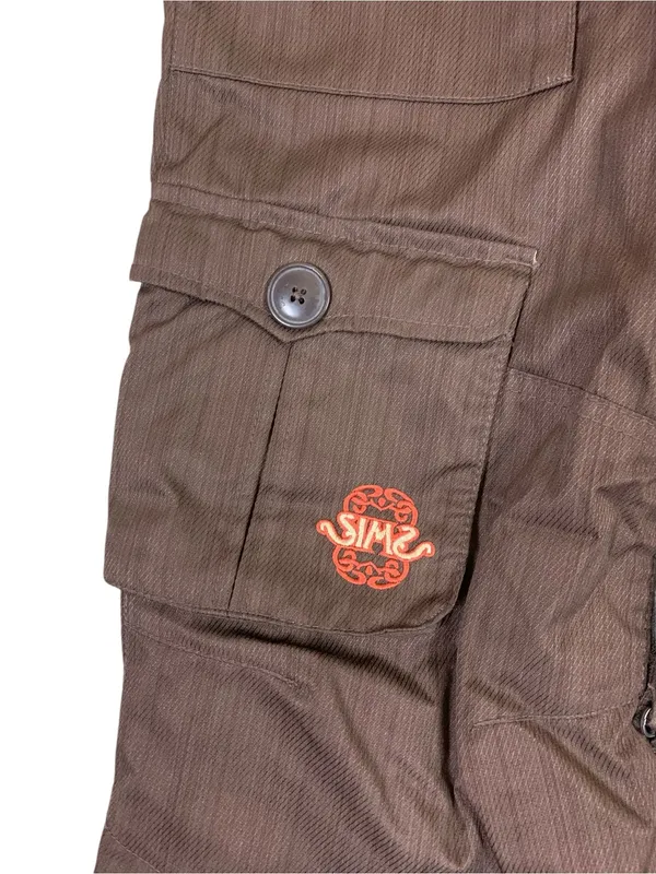 Sims Womens Brown Insulated Snow Ski Cargo Pants Utility Outdoor XS - Image 2