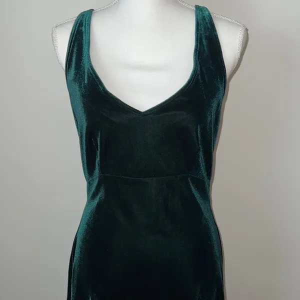 90s vintage Victoria’s Secret Velvet Party Dress - Image 2