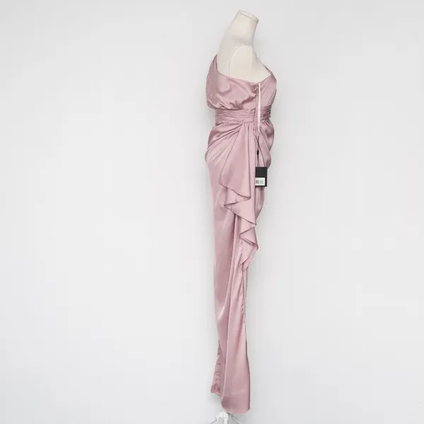 IEENA for Mac Duggal - One-Shoulder Satin Gown‎ - Image 5