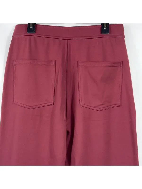 Halara Burgundy Button Front Wide Leg Pants Red Size undefined - Image 6