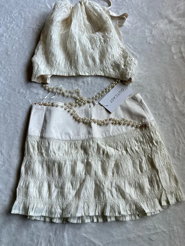 Outcast Clothing Iza Crop Top Iza Skirt Set - Image 7