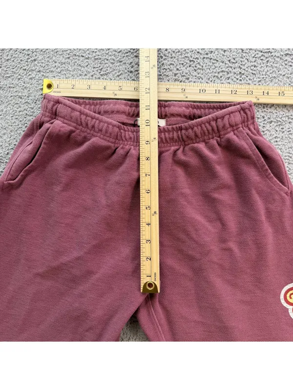 Madhappy Graphic Logo Sweatpants Womens Small Pink Mauve - Image 3