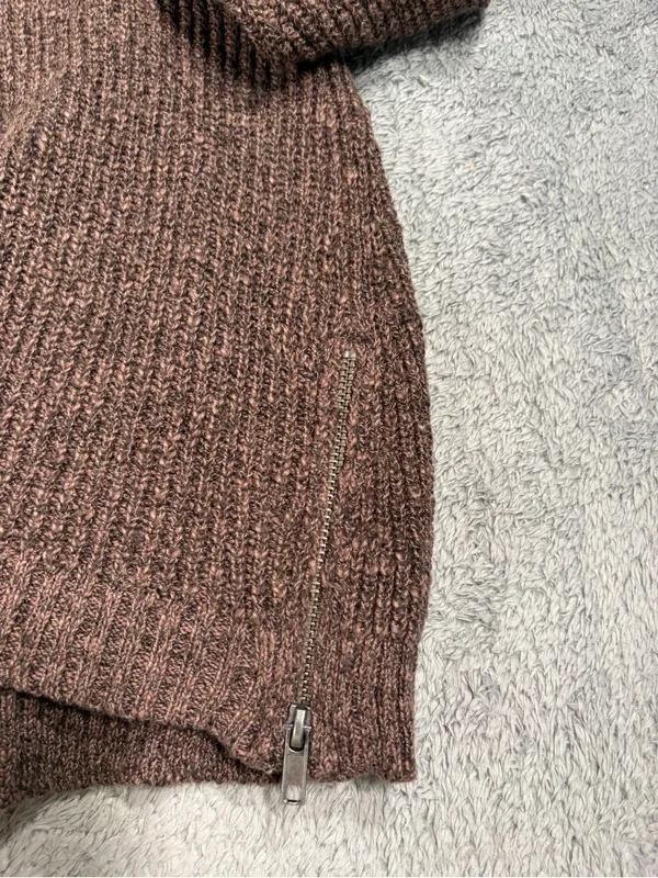 American Eagle Women’s Cold-Shoulder Knit Sweater Brown XS NWT MSRP$50 - Image 8