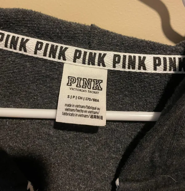 PINK - Victoria's Secret grey hoodie - Image 2