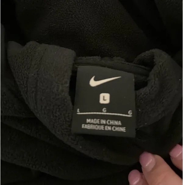 Large Nike Fleece Pullover Hoodie - Image 3