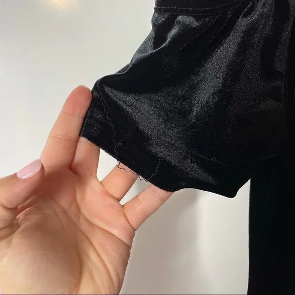 Eliza J Velvet Mini Dress‎ HAS FLAWS - Image 4
