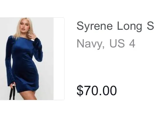 Princess Polly Syrene Mini Dress - Image 3