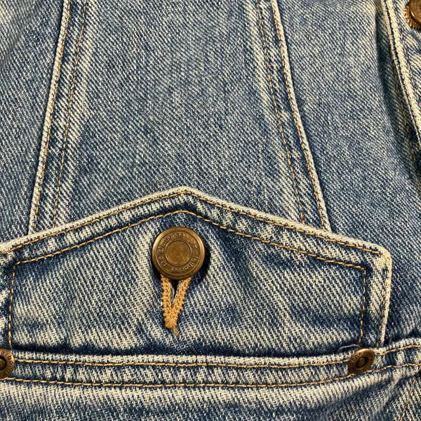 Liz Claiborne Authentics Denim‎ Jacket Womens Small Blue 100% Cotton Vintage Y2K - Image 13