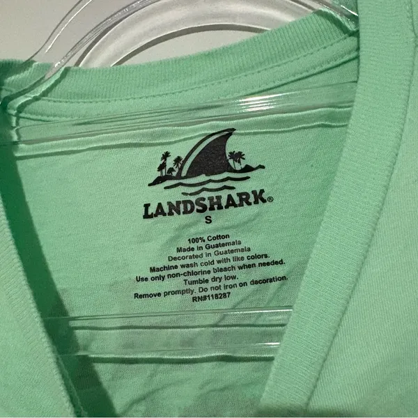 Landshark good boy Labrador retriever dog shirt mint green womens size‎ small - Image 3