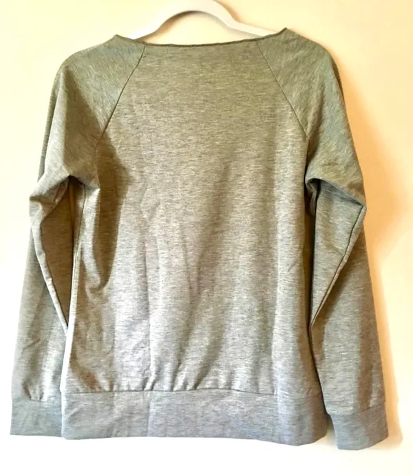 🎃 Pumpkin Sweatshirt, Medium Gray - Image 3
