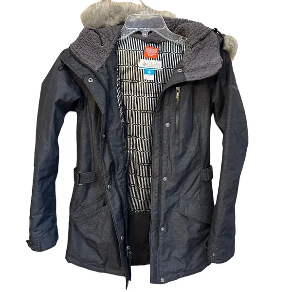 Women's Columbia Penns‎ Creek Insulated Jacket Dark Grey Size Small - Image 4