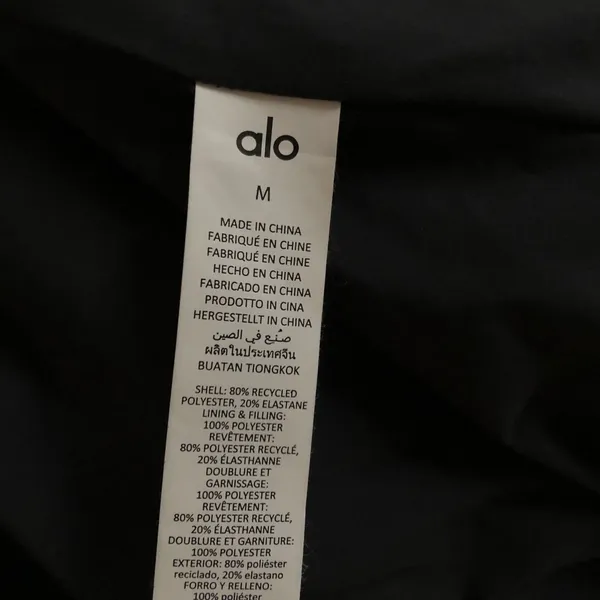 Alo Yoga Stretch Woven Notable Jacket Anthracite M - Image 10